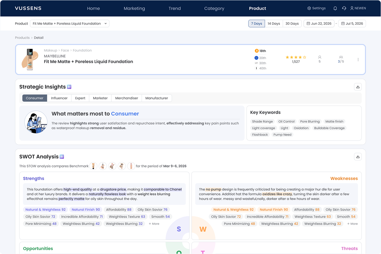 VUSSENS platform screenshot 1